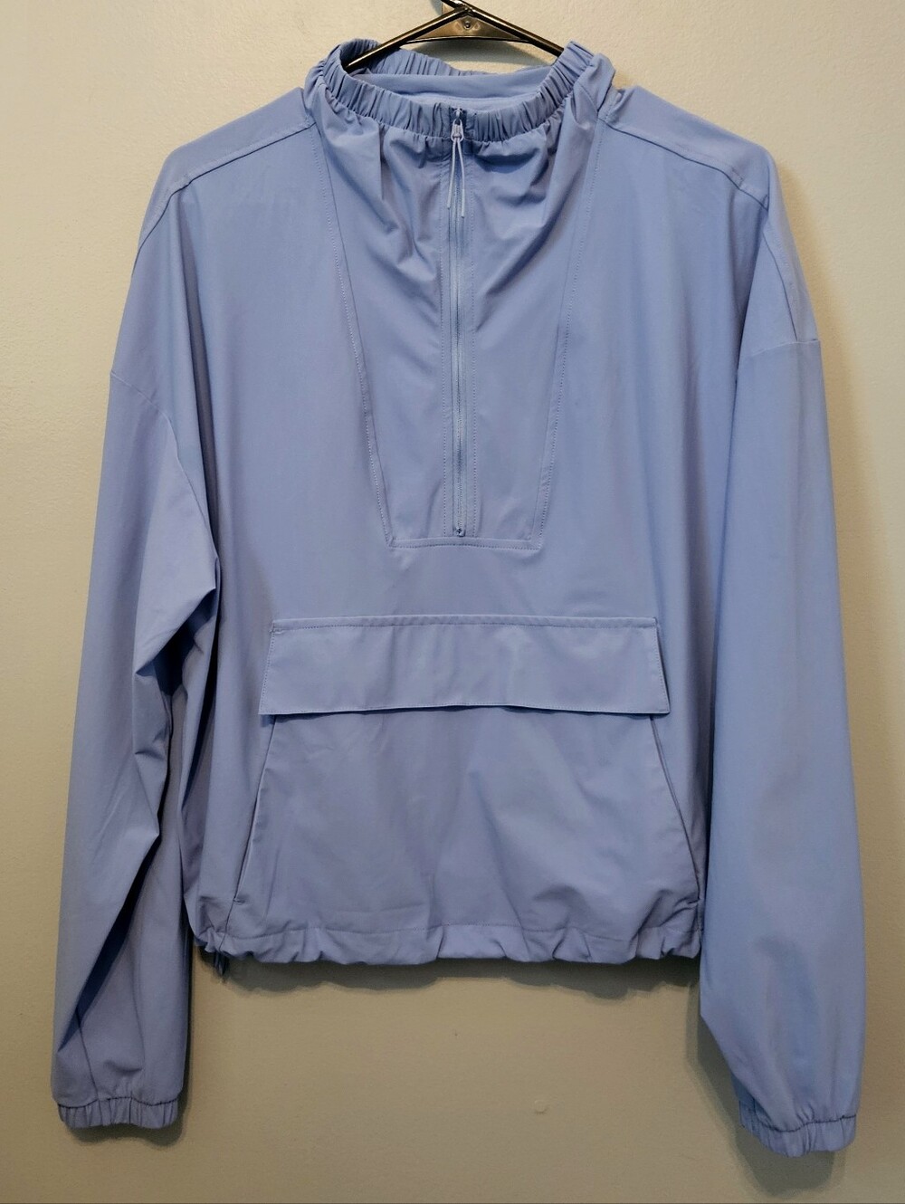 Zella Transit Half Zip Pullover Drawstring Waist Jacket Medium M